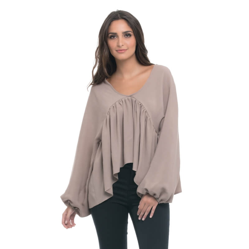 Brown Female Top