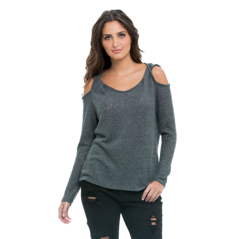 Grey Female Top
