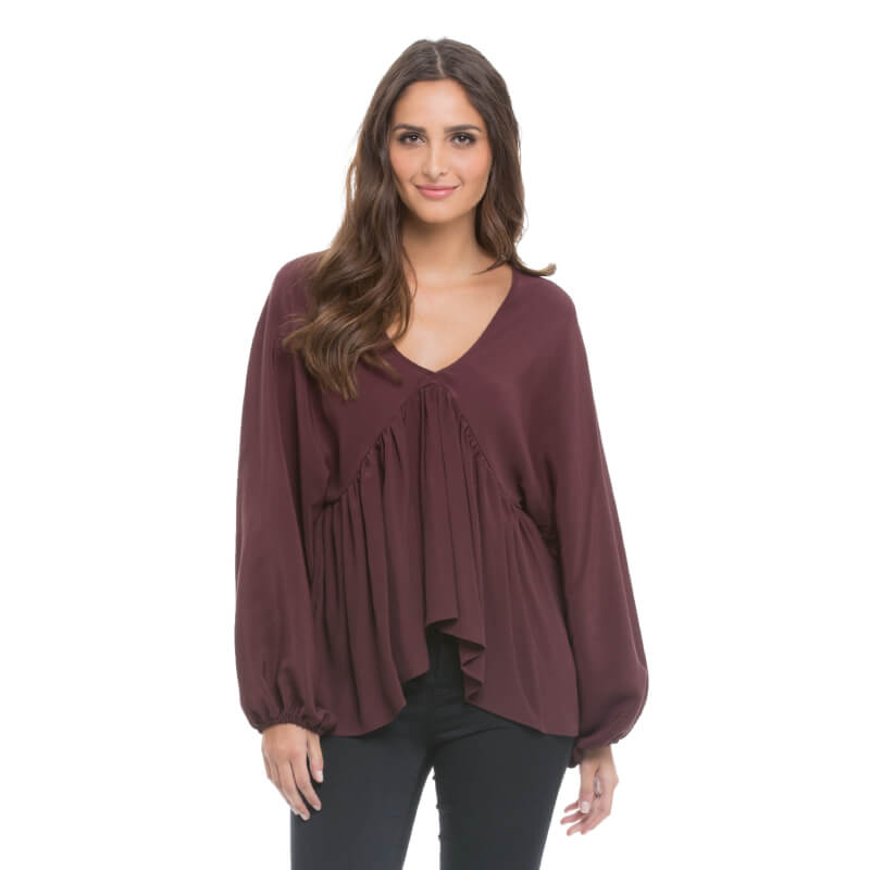 Maroon Top